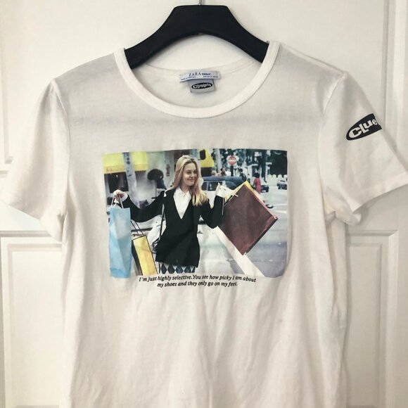 Zara Clueless Graphic T-Shirt - Picture 3 of 7